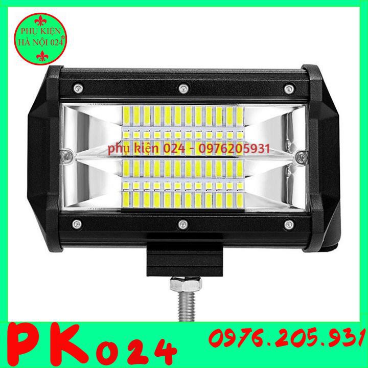 Đèn Led Trợ Sáng Ô Tô 24 Bóng 2 Hàng Dài 15cm 9-32V Led Siêu Sáng