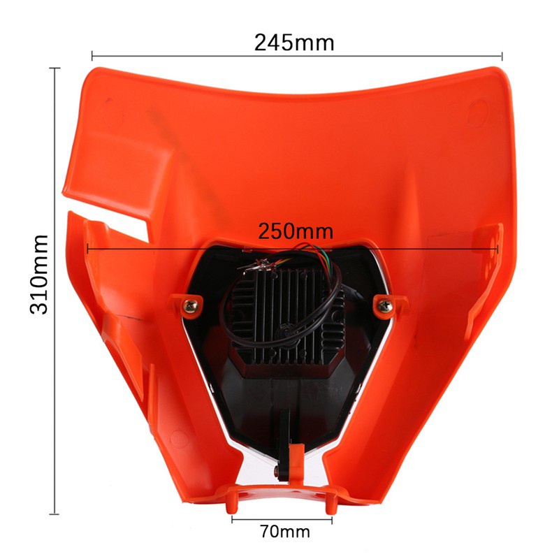 Đèn pha LED ánh sáng trắng chất lượng cao cho xe mô tô Ktm Sx F Exc Xcf Fe Te Fc