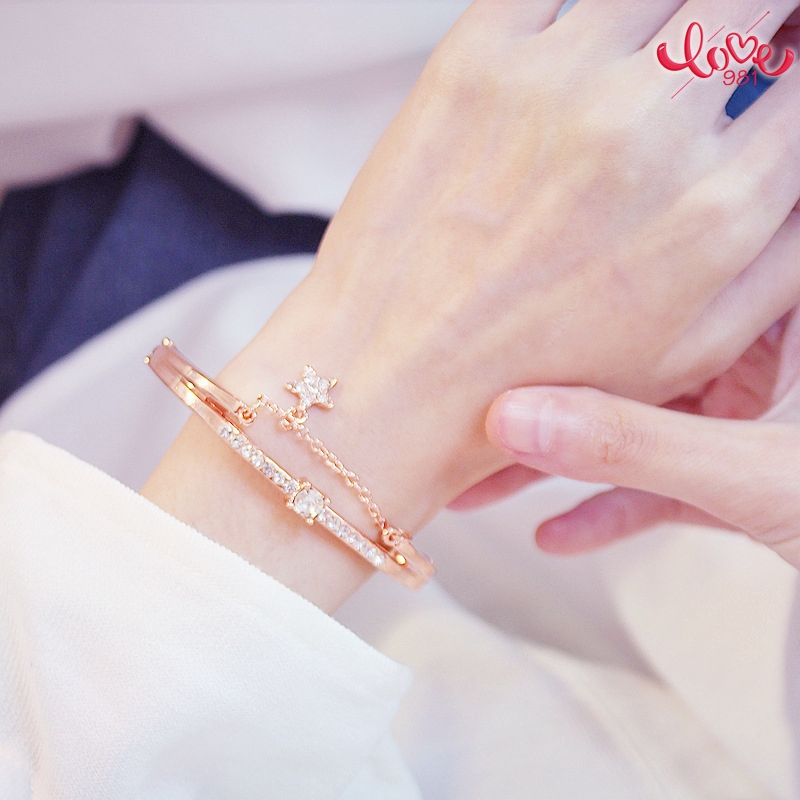 Vòng đeo tay mặt ngôi sao xinh xắn dành cho nữ | BigBuy360 - bigbuy360.vn