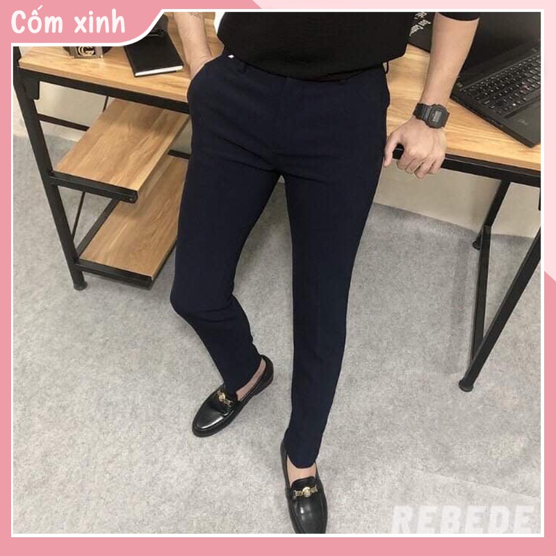 Quần Âu Nam Đẹp Kiểu Dáng Ôm Body Hàn Quốc Vải Mịn Co giãn Chống Nhăn Không Bai Màu | BigBuy360 - bigbuy360.vn
