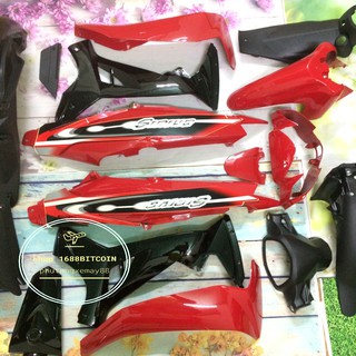 Dàn áo xe sirius ,siriusRC ,nhựa nguyên sinh cao cấp ,màu ĐỎ+tặng tem