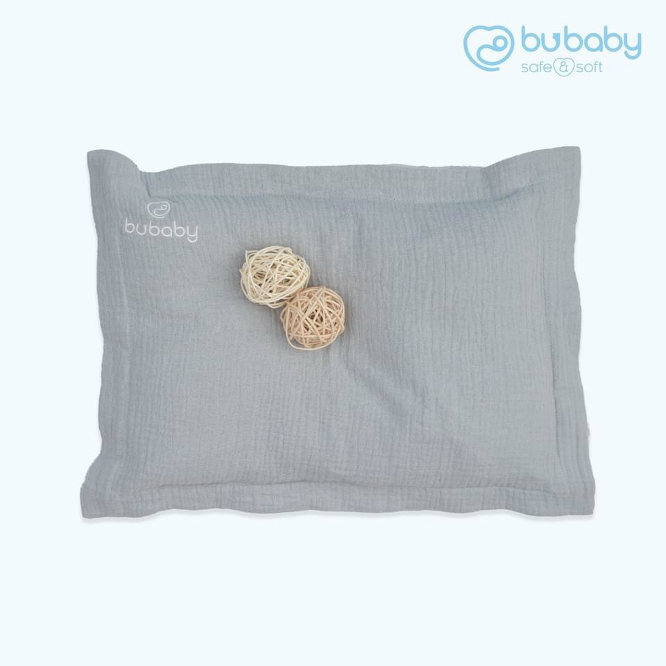 Gối Bu Baby Mun cho bé trai bé gái mềm mại thoải mái cao cấp (1 ruột-2 vỏ)