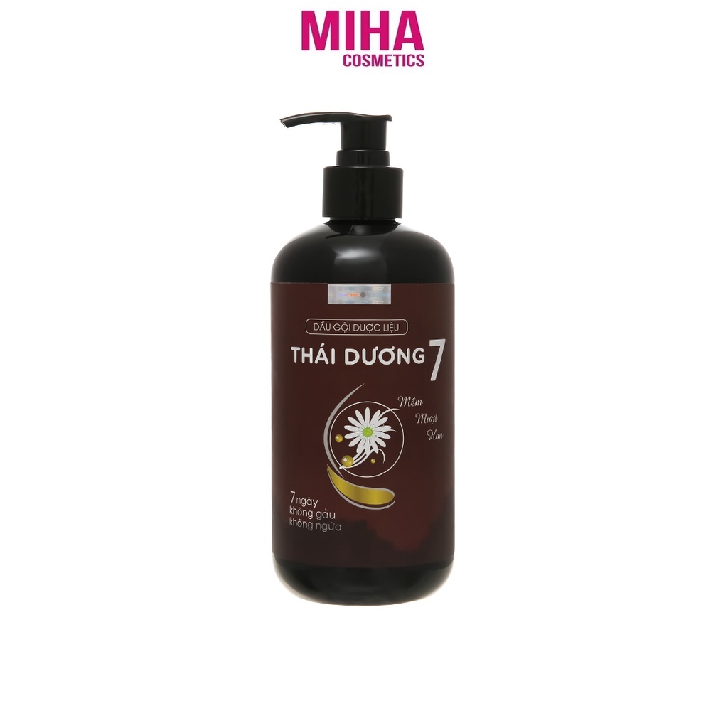 Dầu Gội Dược Liệu Thái Dương 7 Thể Tích 480ml