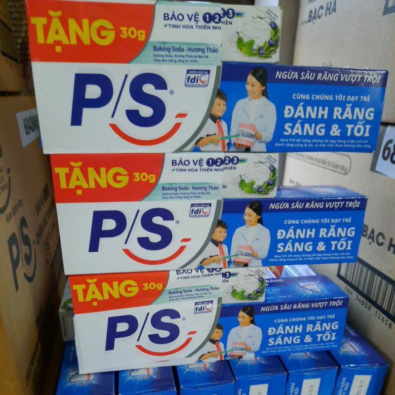 KEM ĐÁNH RĂNG PS - Ngừa sâu răng vượt trội 180g