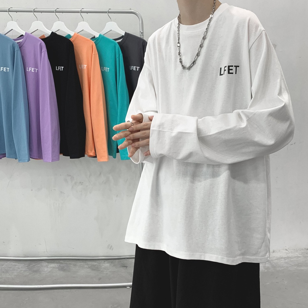 Áo phông nam nữ Mavota áo thun unisex form rộng dài tay oversize Left AH211