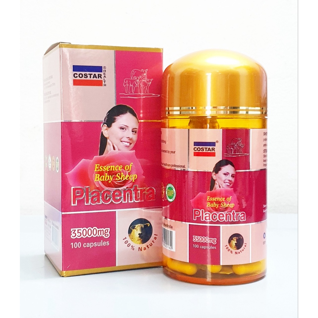 Nhau cừu placentra costar 35000mg chai 100 viên từ úc 35000 placenta