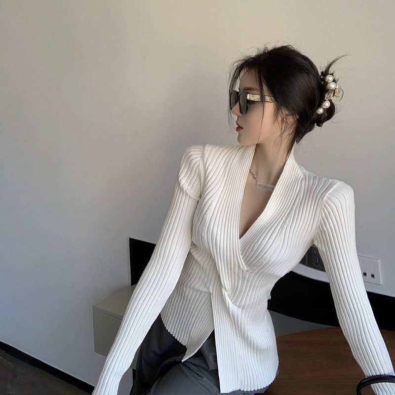 Áo thun gân nữ tay dài Emilyshop