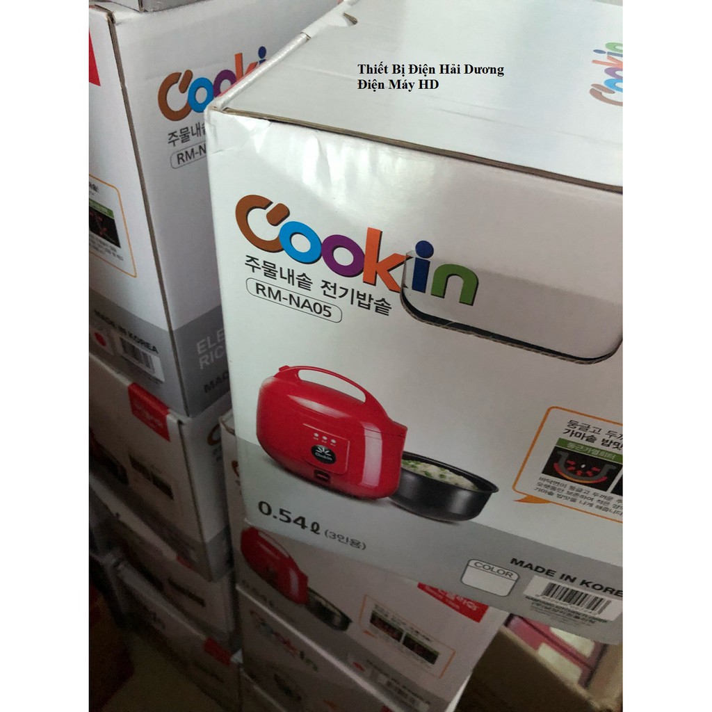 Nồi cơm điện Cookin RM-NA05 - Dung tích 0.5L - Công suất 375w - Bảo hành 12 tháng