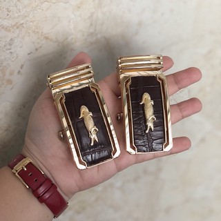 [HÀNG CÓ SẴN] Đầu Khoá Thắt Lưng Da Cá Sấu - 3.5cm