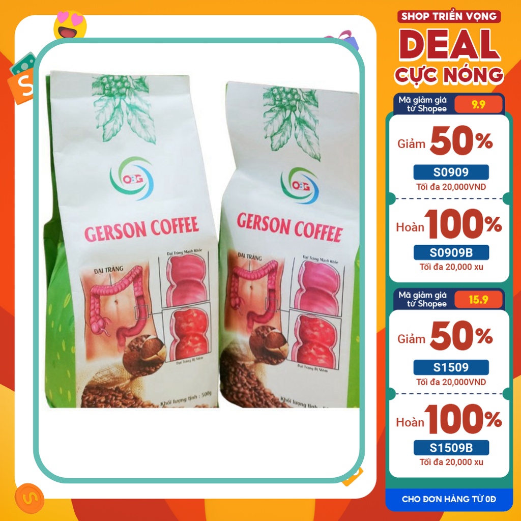 COMBO "SỐC" CÀ PHÊ THẢI ĐỘC ĐẠI TRÀNG PHƯƠNG PHÁP GERSON (3 túi cà phê + 6 túi truyền +20 dây nối )