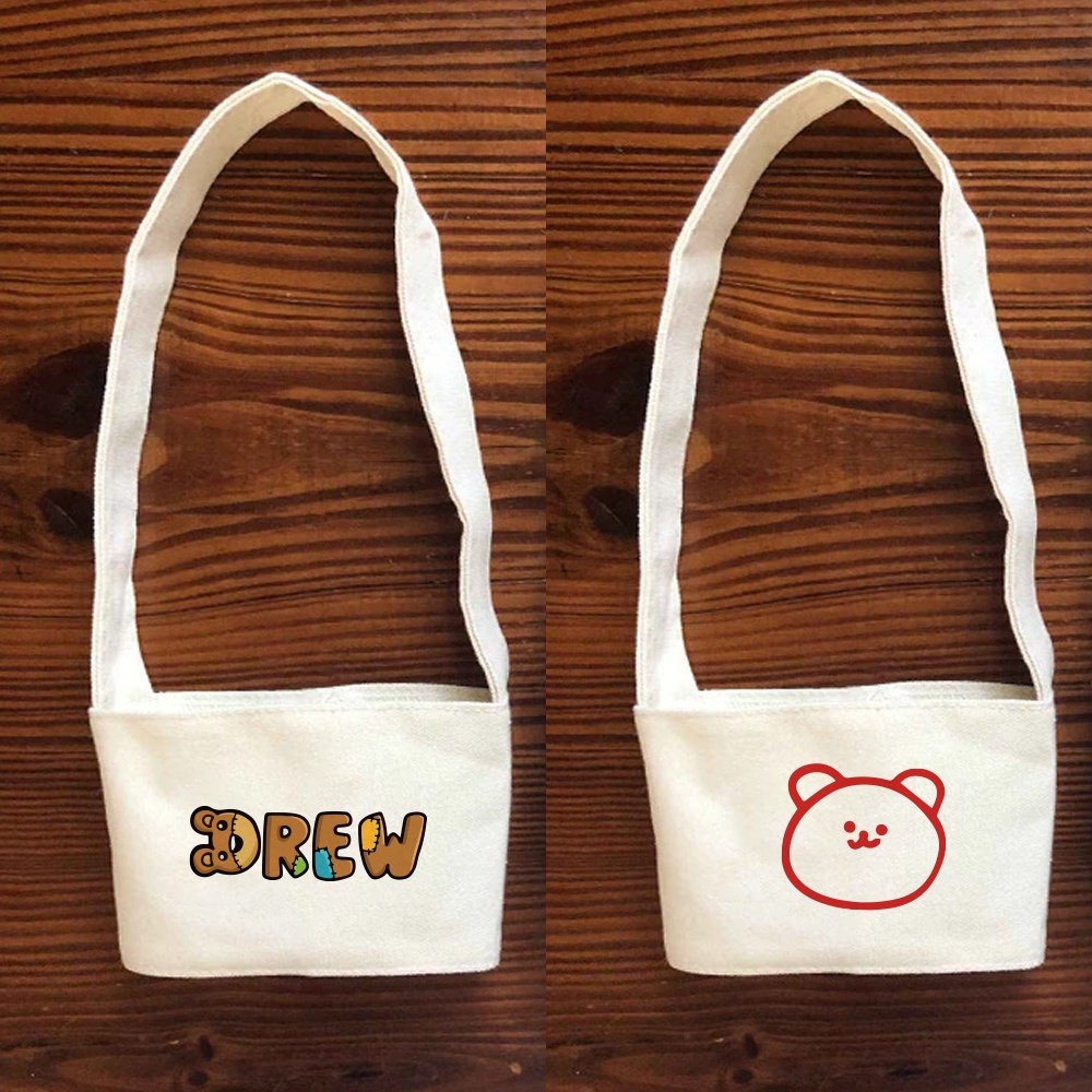 Túi treo ly cốc (cup holder) canvas in hình hot trend Tiệm Nhà Pony PZ01 (nhiều size)
