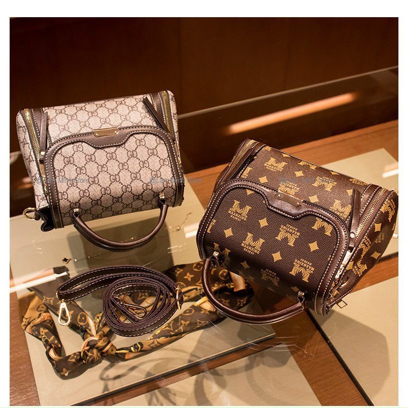 TÚI ĐEO CHÉO NỮ, TÚI ĐEO VAI XÁCH TAY HỌA TIẾT THỜI TRANG HÀN QUỐC