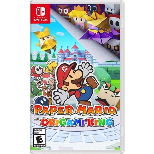 Đĩa game nintendo switch : Paper Mario: The Origami King! - like new