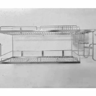 Kệ inox treo tường loại dày (85x30cm)