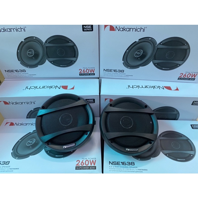 Loa Cánh Đồng Trục Nakamichi NSE 1638 6,5 ” 40W  gồm 2 loa cánh đồng trục âm thanh hay