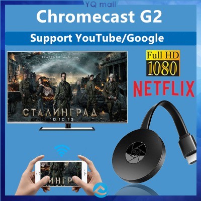 Thiết Bị Live Stream TV Google Chromecast Tốc Độ Kết Nối Siêu Nhanh Cho Android / iOS / iPhone / iPad