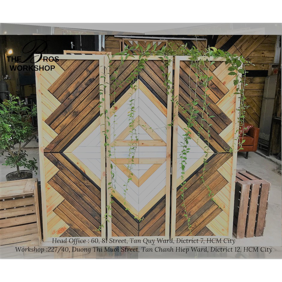 Tranh Khảm Gỗ, Bức Bình Phong Mosaic