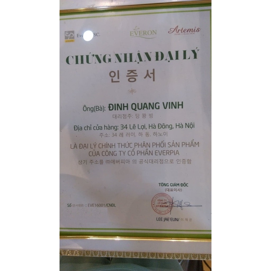 Bộ ga chun chần + 2 Vỏ gối EVERON sale 30%