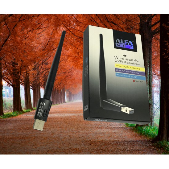 USB thu sóng wifi ÂNFA NET W113  tốc độ 150 Mbps chuyên dụng cho đầu thu kỹ thuật số, android tivi box, pc, laptop