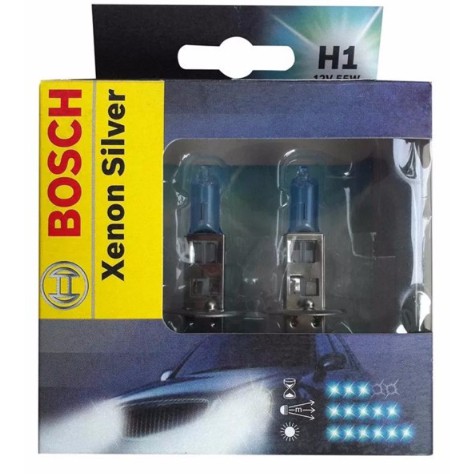 Bóng Đèn Xenon silver H1 + H4 + H7 ( chính hãng Bosch )