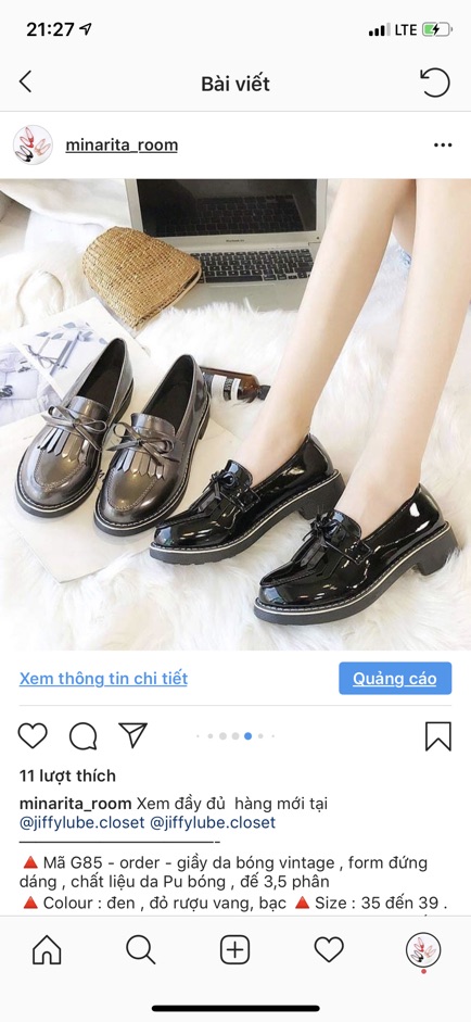 Giầy moca nơ Hàn Quốc