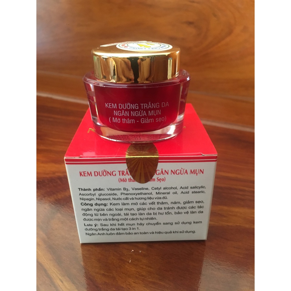 Kem dưỡng trắng da mặt ngừa mụn New Today linh chi 20g