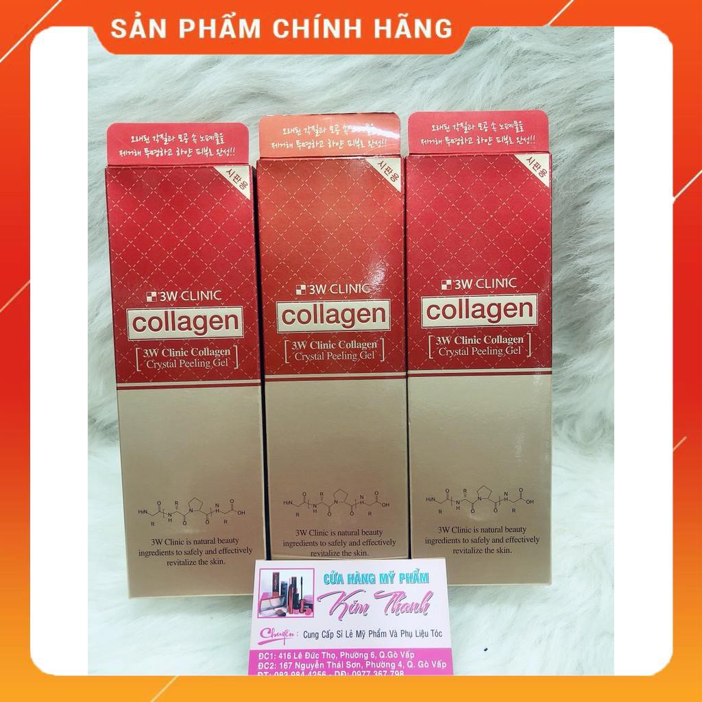 Gel tẩy da chết collagen 3W CLINIC Collagen Crystal Peeling Gel 180ml