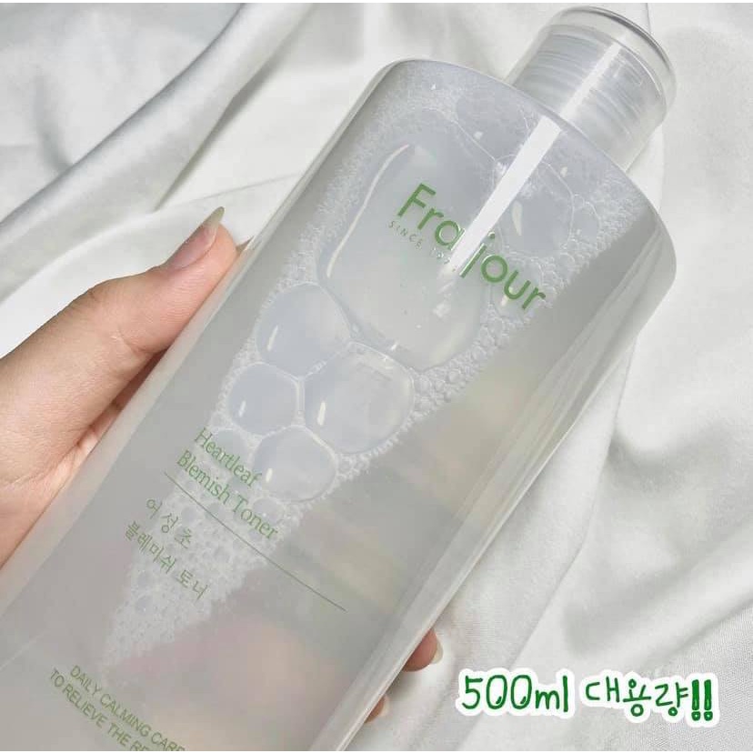 Toner Diếp Cá FRAIJOUR Làm Sạch Mụn Đầu Đen Heartleaf Blemish Toner 500ml | BigBuy360 - bigbuy360.vn