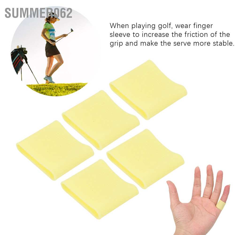 Trong kho 5 cái Không Trượt Golf Ngón tay Tay áo Đàn hồi Di động Bìa Bảo vệ Phụ kiện  Giao hàng nhanh chóng  Summer062