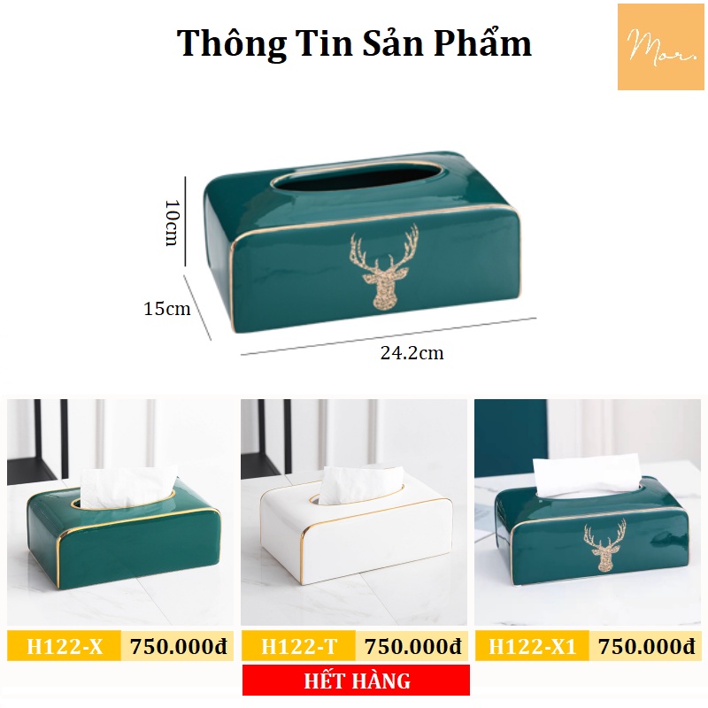 Hộp giấy sứ cao cấp - H122