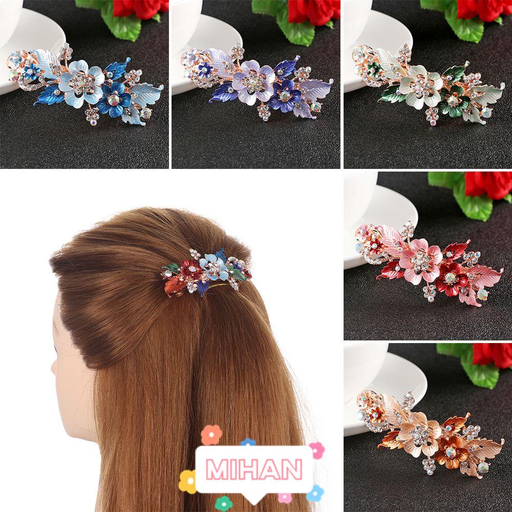 Kẹp Tóc Nhựa Hình Bông Hoa Dễ Thương MIHAN1