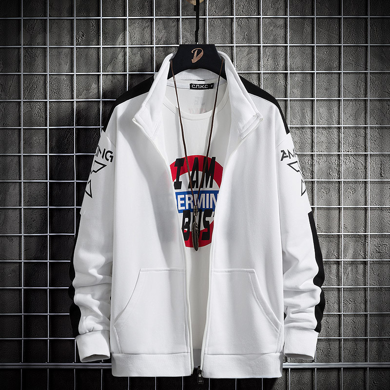 Men's Jacket Fasion Collar Culture Korean Casual Youth Jackets | BigBuy360 - bigbuy360.vn