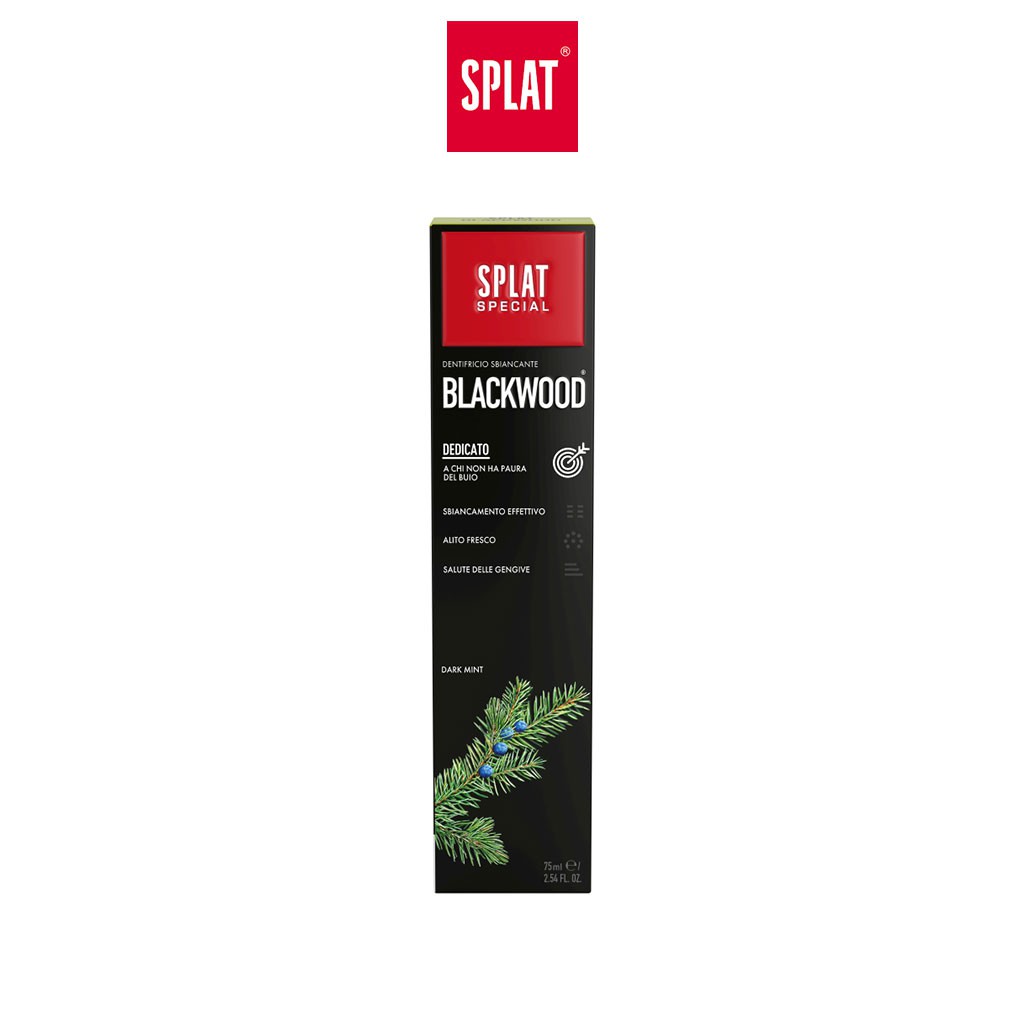 Kem Đánh Răng Trắng Răng Thơm Miệng Sạch Mảng Bám Splat Blackwood Special Series 75ml - Chính hãng 100%