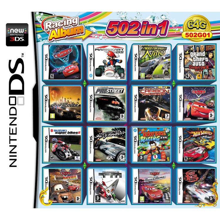 Thẻ Game Cổ Điển Cho Nintendo Ds 3ds