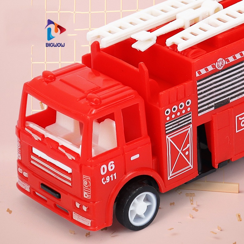 4 Ô tô đồ chơi, xe ô tô đồ chơi cứu hỏa siêu đẹp, mô phỏng thực tế, Big wow đồ chơi thông minh
