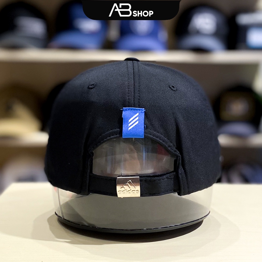Mũ Lưỡi Trai Adidas Nam Cao Cấp Nón Golf Thể Thao Đen Chữ Trắng AB-30202