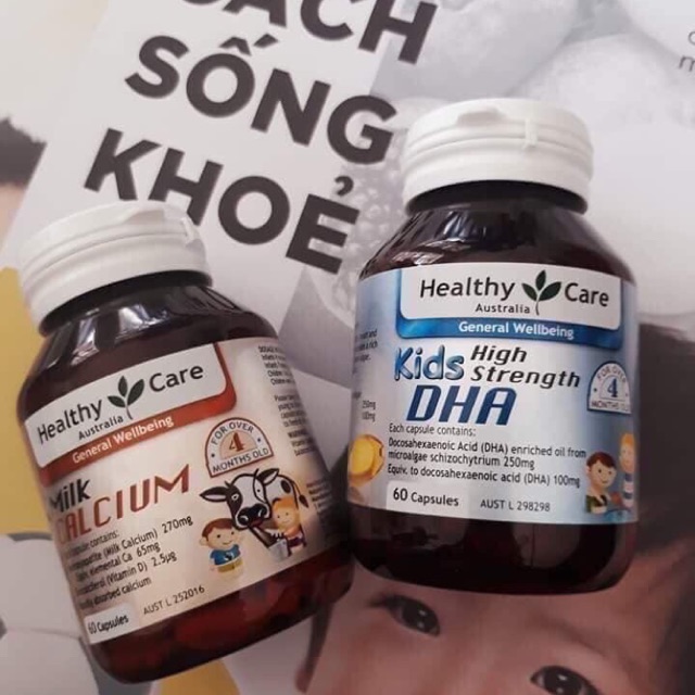 Bộ đôi canxi-dha cho bé