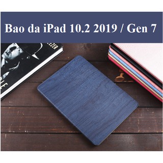 Bao da ipad 10.2 2019 . ipad gen 7 giả vân gỗ