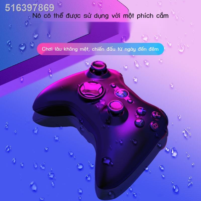 Tay cầm XBOX360 mới Tay cầm chơi game không dây USB Tay cầm chơi game máy tính TV Tay cầm hơi nước PC