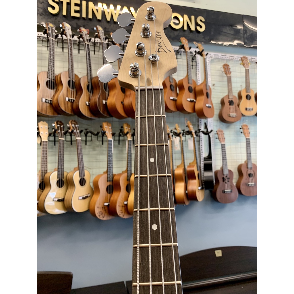 Đàn guitar bass hãng Deviser màu đỏ