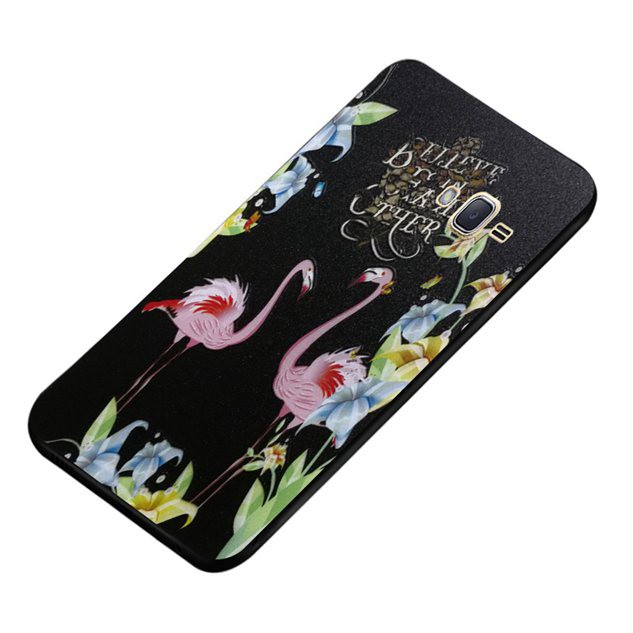 Ốp điện thoại silicone hình con hồng hạc dành cho Samsung Galaxy A3 A5 A7 A8 J1 Ace J2 J3 J5 J7 2015 2016