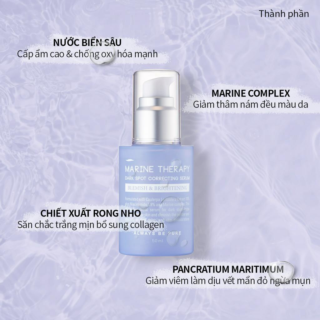 [phí phương anh và always be pure] Marine Therapy Dark Spot Correcting serum chuyên dụng 50ml