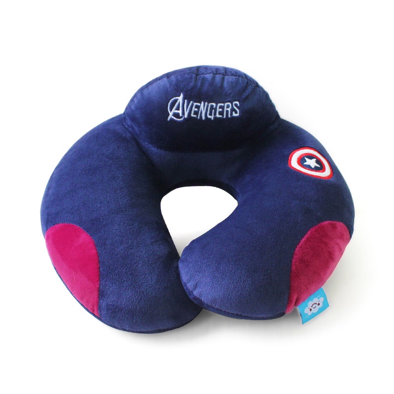 1 Gối Bơm Hơi Mềm Mại Hình Chữ U Dùng Cho Đi Du Lịch