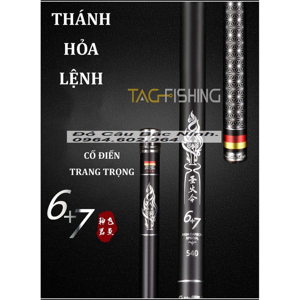 Phiên Bản Thi Đấu. Cần câu tay Guide Thánh Hỏa lệnh 6+7