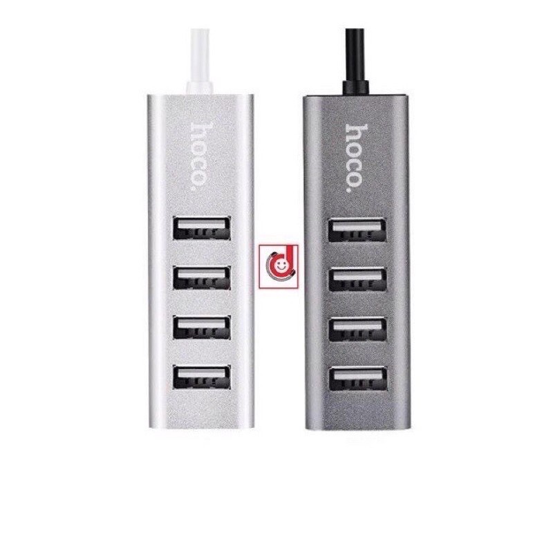 ✔Giảm giá ✔Cáp Hub USB 4 cổng USB-Ạ 2.0 Hoco HB1- cho laptop chia cổng sạc-Bảo hành 12 tháng