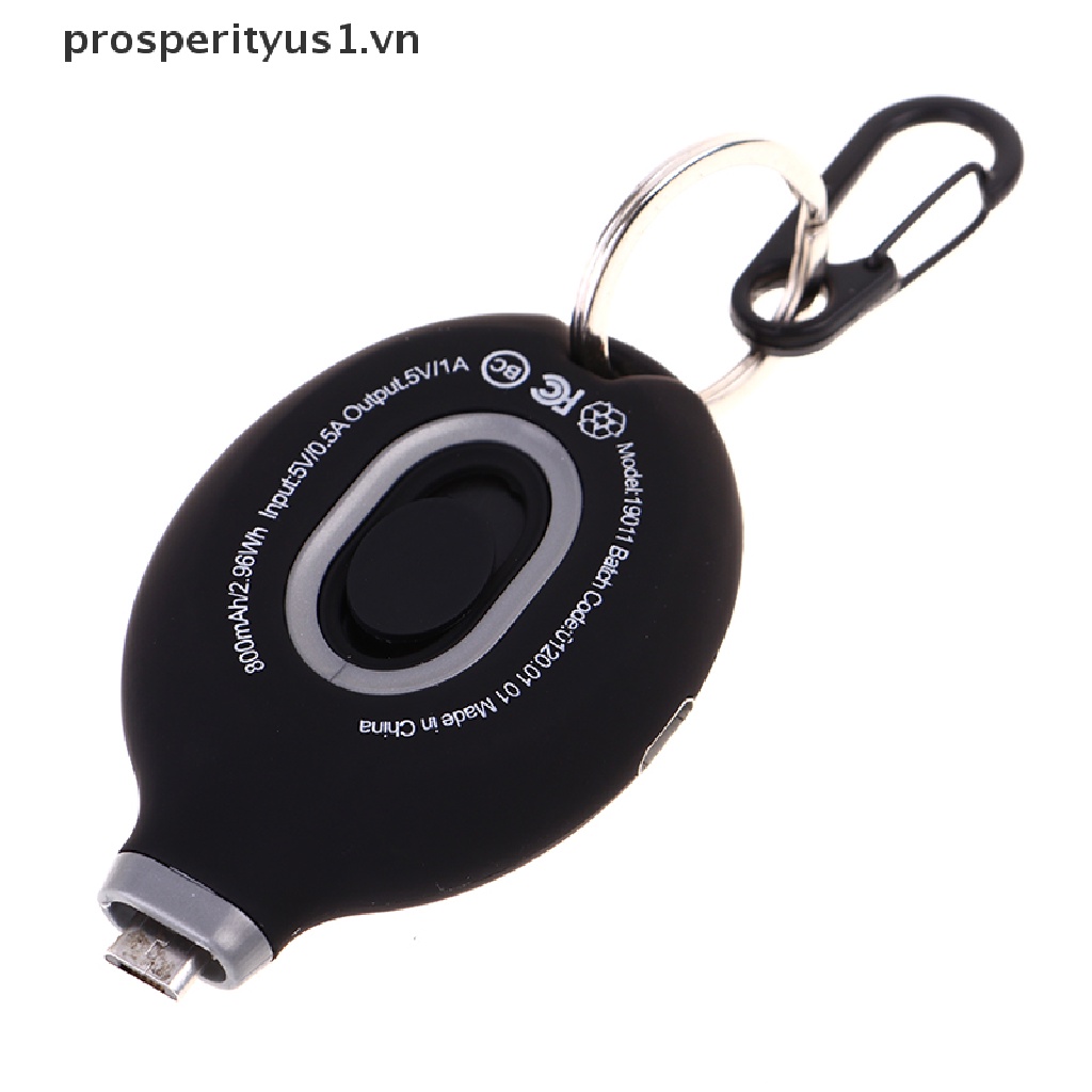 Pin Sạc Dự Phòng Mini 800mah Có Móc Khóa Chuyên Nghiệp [prosperityus1]