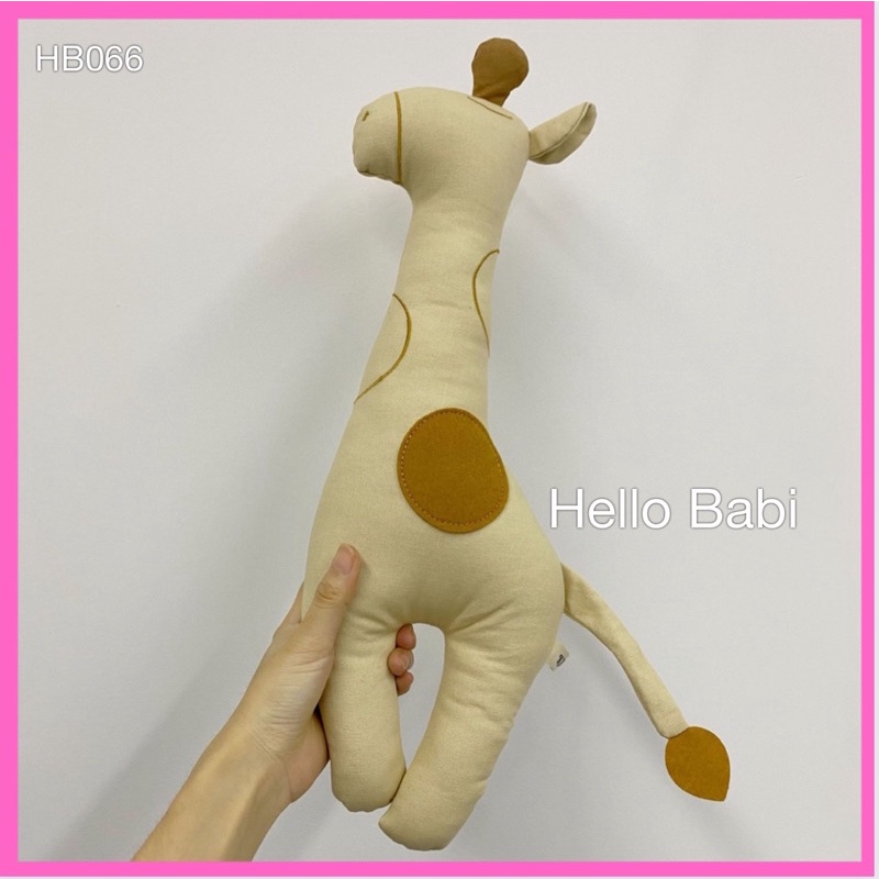 Thú Bông Hươu Cao Cổ Dài 45cm, Chính Hãng KaMiMi, Organic 100% Bông PP, An Toàn Tiêu Chuẩn Châu Âu.