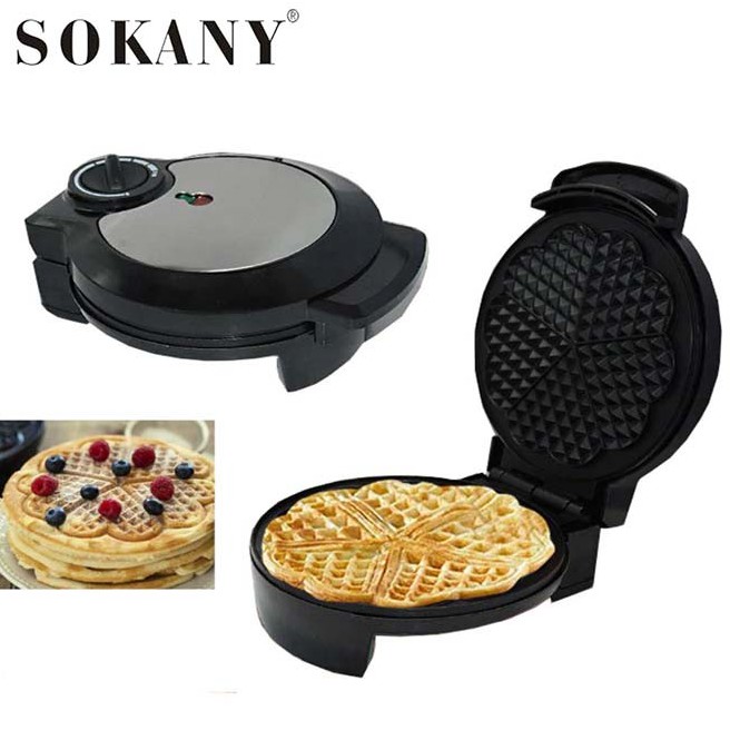 Máy nướng bánh bông lan, kẹp tàn ong SOKANY tiện dụng