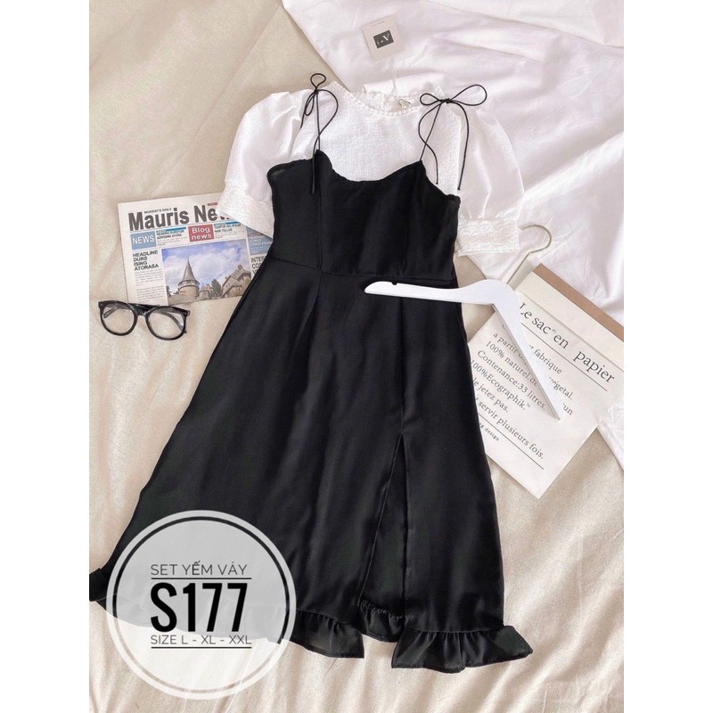 BIGSIZE Set yếm váy