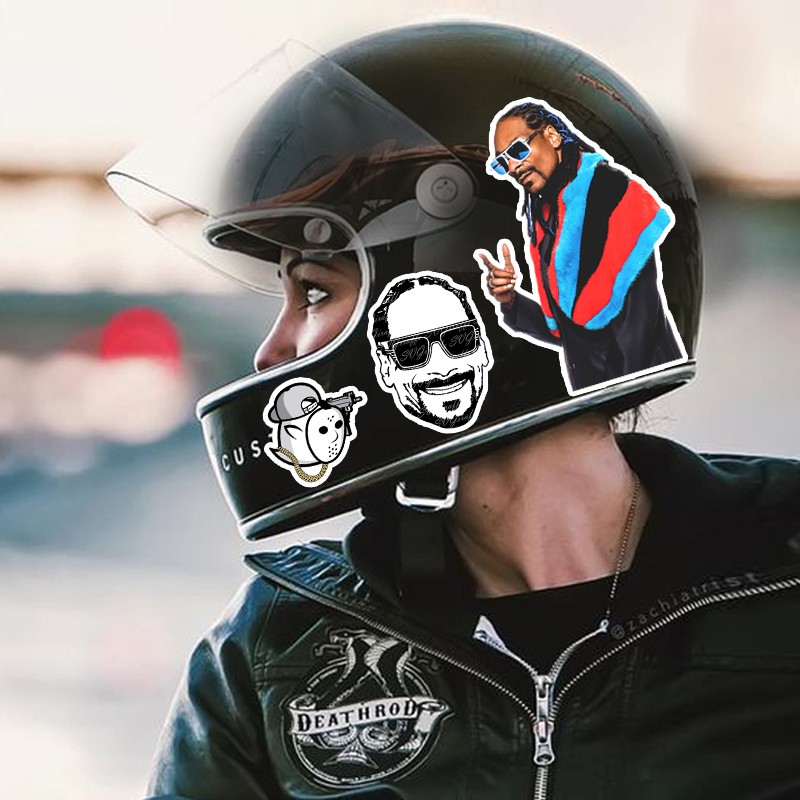 Chủ Đề Snoop Dogg | Sticker Dán Nón Bảo Hiểm, Dán Điện Thoại , Sticker PVC Chống Thấm Nước, Chống Bay Màu